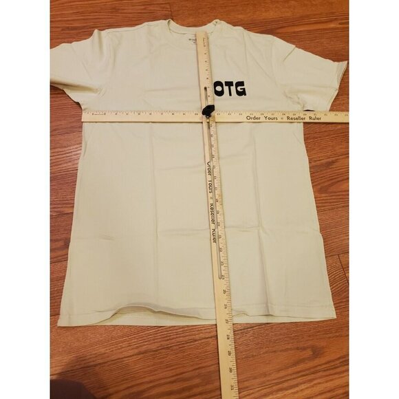 John Summit Off The Grid Records T Shirt Men’s‎ Size Medium Beige Color OTG NWOT - Picture 5 of 7